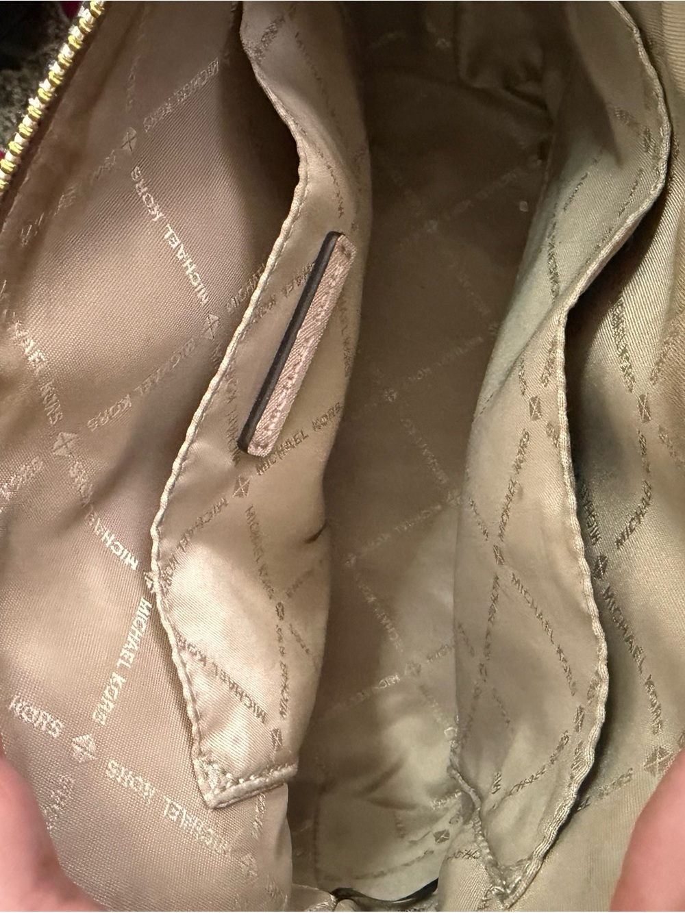 Michael Kors Light Blush Saffiano Crossbody with Gold Hardware - Picture 2 of 3